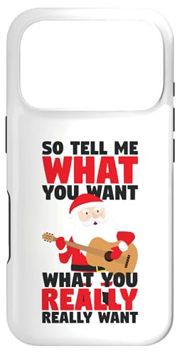 �M�^�[ Santa Tell Me What You Want ��������N���X�}�X �X�}�z�P�[�X iPhone 17 Pro �p