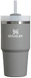 Stanley Quencher H2.0 Tumbler with Straw 20 oz | Flowstate 3-Position Lid | Cup Holder Compatible for Travel | Insulated Stainless Steel Cup | BPA-Free | Stone