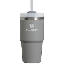 Stanley Quencher H2.0 Tumbler with Straw 20 oz | Flowstate 3-Position Lid | Cup Holder Compatible for Travel | Insulated Stainless Steel Cup | BPA-Free | Stone