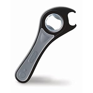 Zyliss 5 Way Opener – Twist-off Caps, Bottle Caps, Pop-Tops, and Jar Lids – Essential Kitchen Gadget for Easy Opening of Jars, Bottles, and Cans – Home Kitchen Accessories – Beer, Wine, and More!