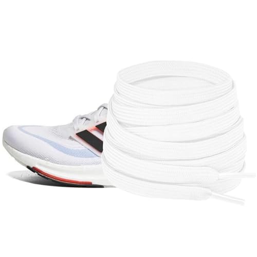 NDTEZUGT �|���G�X�e���V���[���[�X Ultraboost 1.0/2.0/3.0/4.0/5.0�p | ����~�� 1/4�C���` (6mm) ��v�ȃt���b�g���^�����p�C�R, �z���C�g, 47"/120cm