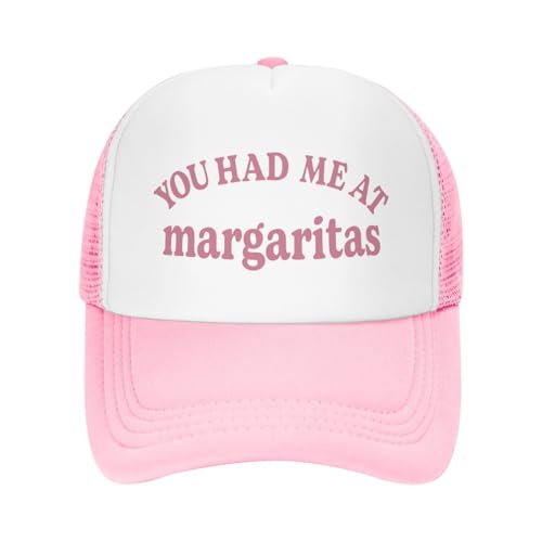 You Had Me at Margaritas Funny Trucker Hats for Women - Humorous Drinking Party Hats for Adult Parties & Events