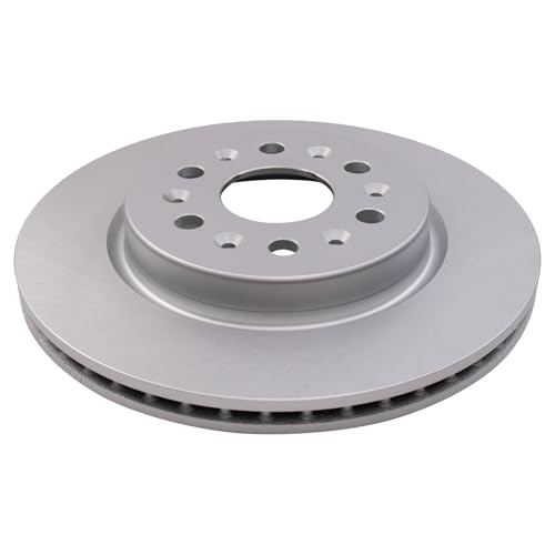 Image of TRQ Rear Brake Pad and Rotor Set Ceramic Coated Rotors Compatible with 2021 Cadillac XT5