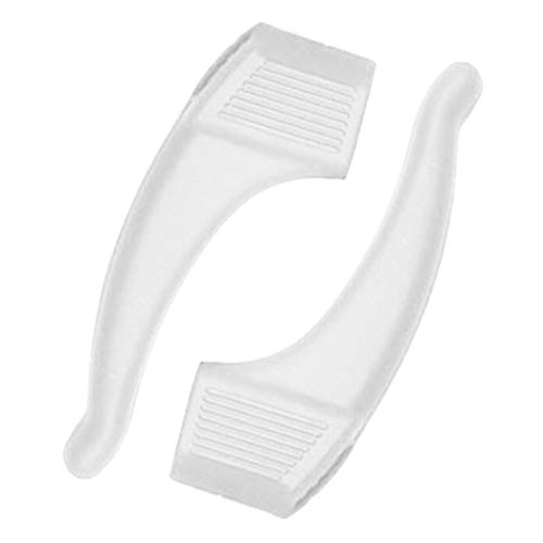 Abilieauty - 1 par de cómodas pinzas para gafas antideslizantes, accesorios de silicona, gancho para la oreja para trabajos deportivos