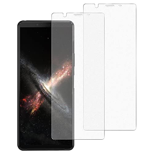 【アンチグレア】 Xperia10 II 用 ガラスフィルム さらさら SO-41A SOV43 フィルム サラサラ エクスペリア10 マーク2 強化ガラス ゲーム用 タッチ感 液晶保護フィルム 反射防止/指紋防止/気泡ゼロ/貼り付け簡単/2枚セット