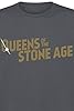 Queens of The Stone Age Metallic Logo T-Shirt Charcoal L #1