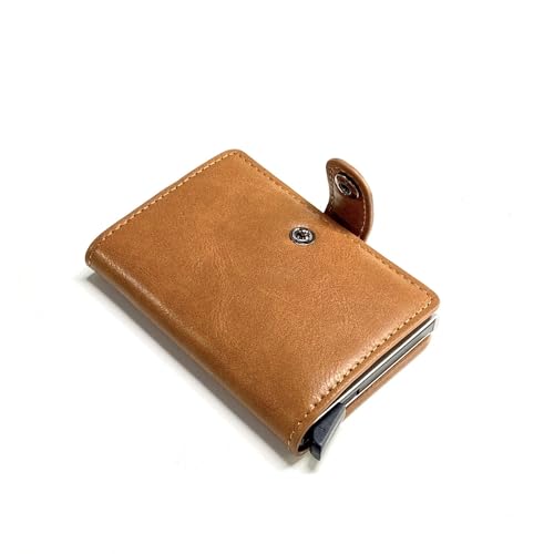 The card wallet automatically pops up, RFID metal aluminum alloy imitation theft card holder anti-demagnetization