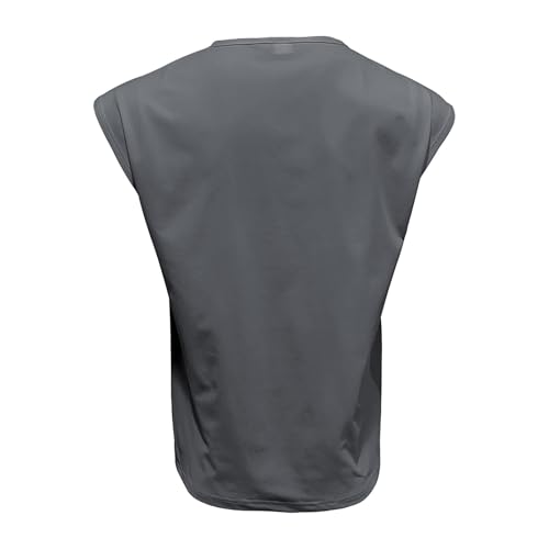 Xiaojmake Mens Workout Tank Tops Loose Athletic Sleeveless Sports T-Shirt Cap Sleeve Running Breathable Gym Muscle Tee Shirt3