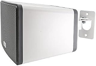 Play 3 Wall Mount White, Compatible with Sonos Play:3, Adjustable Swivel & Tilt Mechanism, Mounting Bracket Includes All Fixings
