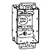 Thomas & Betts SC LXMOW25 STEEL SWITCH BOX (Pack of 25)