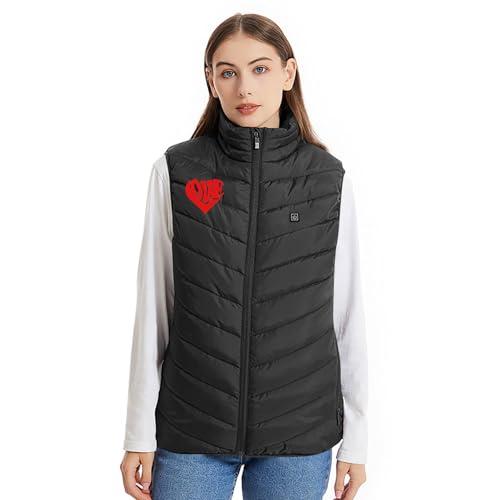Heated Vest for Womem Men Unisex Usb Heating Puffer Vest (No Battery) - image 6