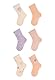 Sterntaler Socken 6er Pack Muscheln - Baby und Kindersocken - modische Farben, Muster und Designs - hoher Baumwollanteil - optimale Passform - Vorteilspack Mädchen Strümpfe- zartrosa, Größe 30