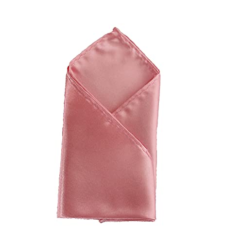 Image of TIE STUDIO Men's Solid Pocket Square | Size- 10cm x 10cm | Colour-Royal Blue | Pack of 1 |