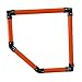 Zxpjkyu Soccer Goal Target Football Target for Goals, Portable, Improve Accuracy, Quality Soccer Training Equipment, Orange