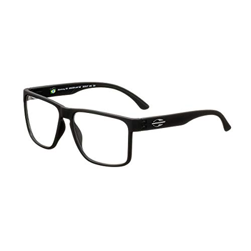 Mormaii Montura Monterrey negro mate armazón de gafas rectangulares hombre