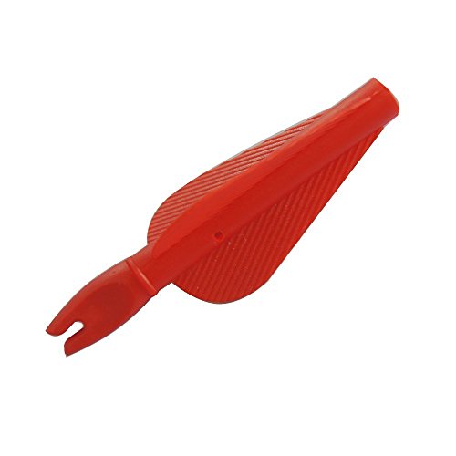 GPP Archery Conjoined Fletcher and Nock in one for All Kinds of Arrow Shaft 9/32 7mm Pack of 50