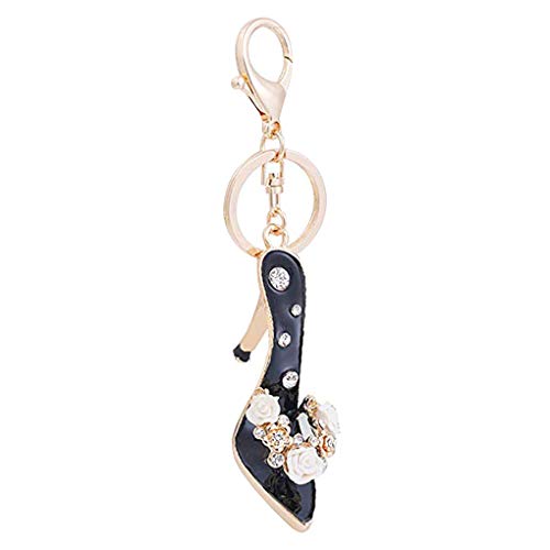 Preisvergleich Produktbild teng hong hui Key Buckle High Heel Sandale Anhänger Kristallschuh Schlüsselring Schlüsselanhänger Handtasche Auto-Schlüssel-Ring-Clip Bag Hanging Ornaments