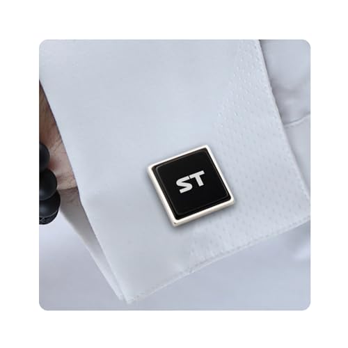 Mancuernillas personalizadas Stone Onyx para hombre miniatura 1