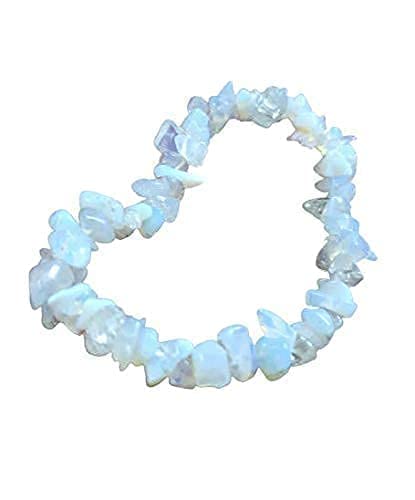 HiJetOpalite Chakra Chips Bracelet Balancing Positive Energy Harmony Luck Natural Genuine Fashion