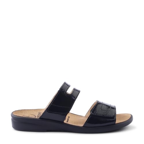 Mocassin noir Ganter Sonnica-e en cuir de qualité supérieure pour pieds étroits en taille 35