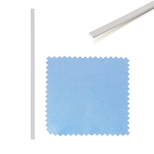 Fil plat en argent sterling 925 Craftdady 100x3mm malléable pour création de bagues DIY