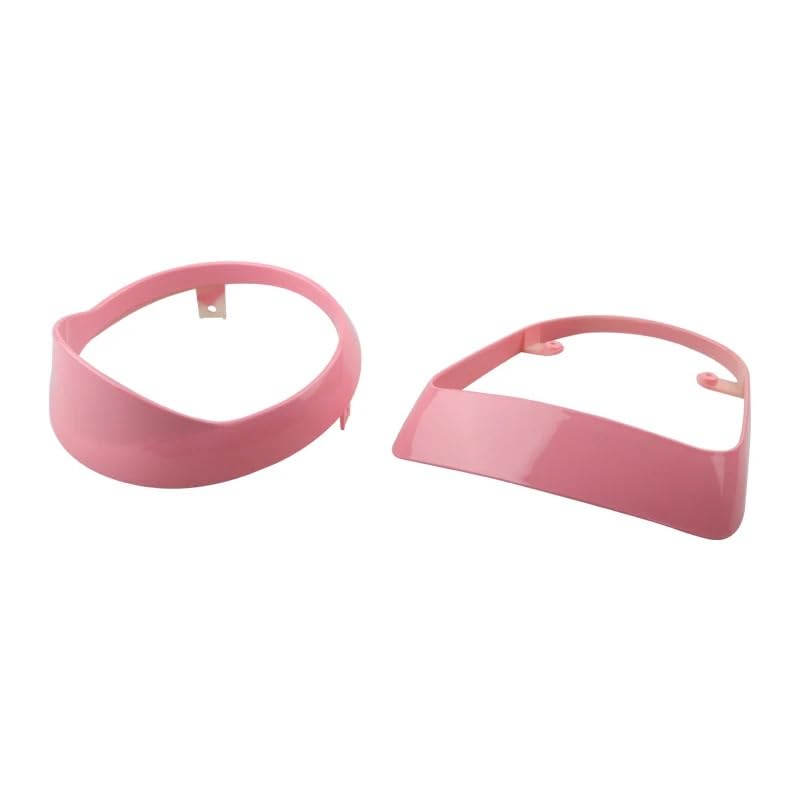 Grille de phare moto rose avec protection de feu arrière pour Vespa Primavera 150 2019-2022