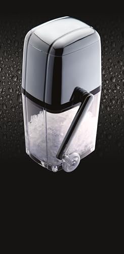 Foto von BarCraft Ice Crusher für Cocktails, mit Eisschaufel, Kunststoff und Edelstahl, 15,5 x 13,5 x 28cm, Transparent/Silber