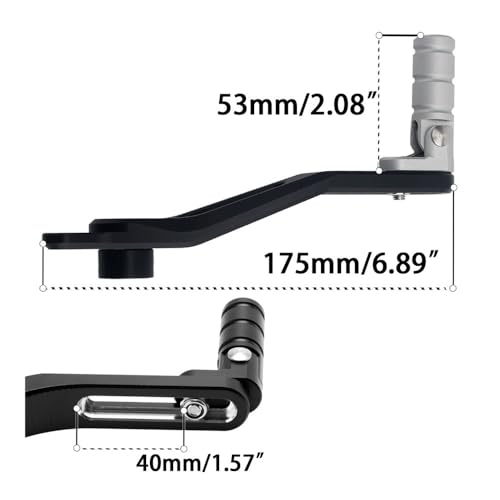 Levier de vitesse moto en aluminium pour Ducati Multistrada 1200 - 7