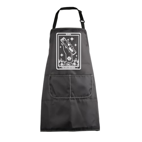 MBMSO Pet Grooming Apron Dog Lovers Gift Groomers Apron Dog Grooming Gift for Dog Mom Dog Stylist Apron Pet Salon Owner Gifts (Pet Groomer Apron-b)