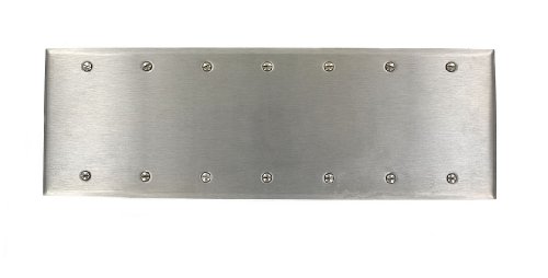 Amazon.com: Leviton 84067-40 SS WP 7G BLANK BOX MNT STD SIZE 