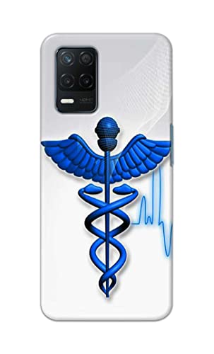 Image of Printed Hard Back Cover Case for Realme 9 5G Back Cover (Medical Doctor) -1803
