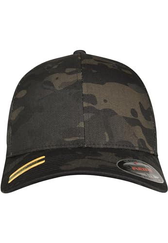 Flexfit Unisex Baseball Cap, Black Multicam, L/XL