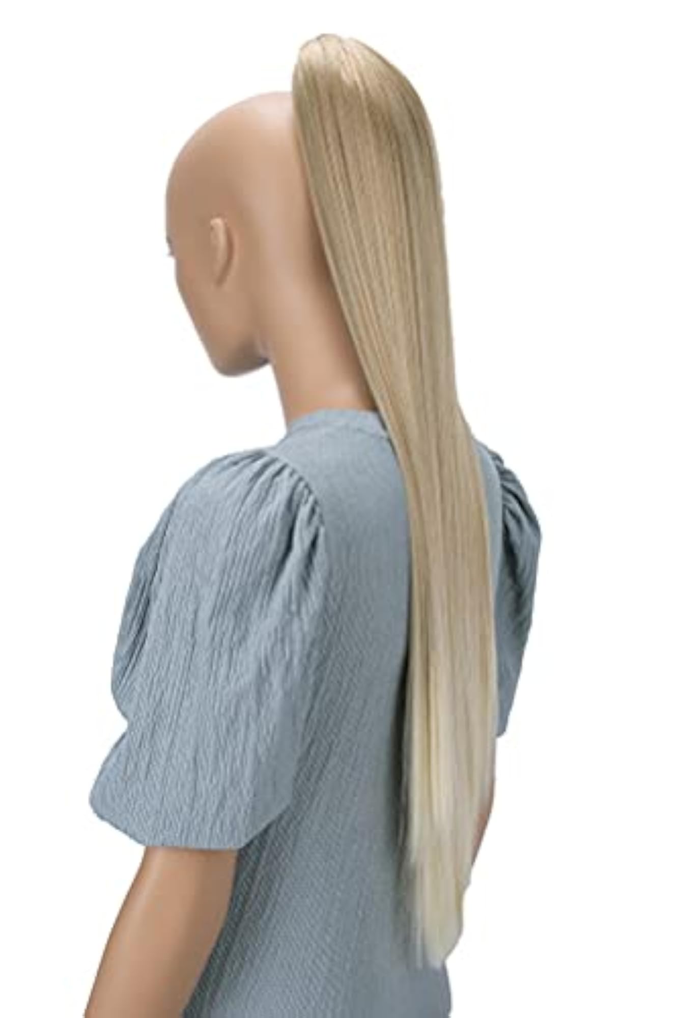 27" Lightblond Mix Ponytail Clip On Hair Extension
