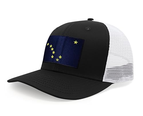 Image of International Tie State Hat for Men and Women, Adjustable Snapback Trucker Baseball Cap with Embroidered Patch
