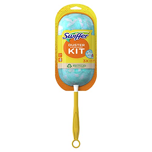 Swiffer Staubmagnet Starterset mit 1 Griff + 3 Tücher