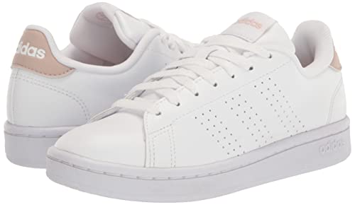Image of adidas Womens Advantage Lace Up Sneakers Shoes Casual - White