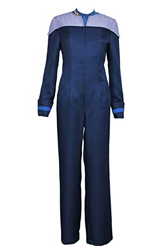 CosplayNow Star TNG Deanna Troi Cosplay Costume Blue XS