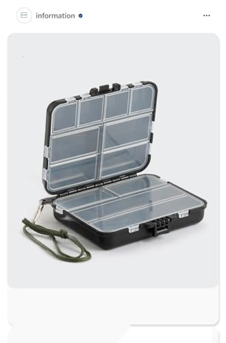Caja de pesca doble cara con 2 compartimentos miniatura 6