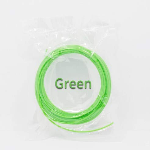 XUSUYUNCHUANG 3D printing supplies safety, environmental protection, non-toxic 10 m PLA high temperature environmental protection material (Color : Green)