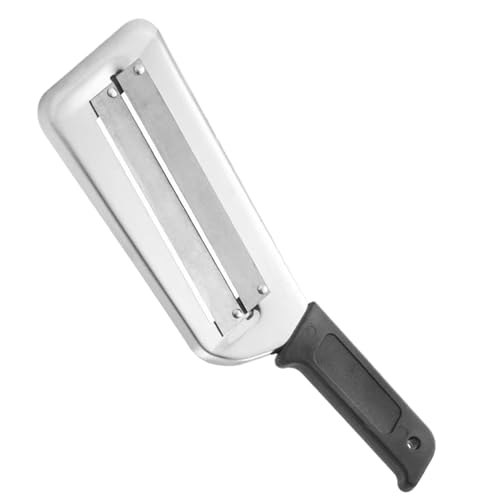 Genérico Cuchillo para rallar Acero Inoxidable | 11.22 Pulgadas Chopper Mejorado | Doble Cuchilla Cutter | Cortador de Vegetales Multifuncional con Base no sslip para chucrut,
