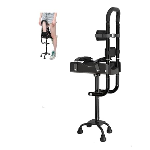 vanenferse Hands Pain Free Knee Crutch, Anti-Slip Knee Walker, Alternative To Crutches and Knee Scooters for Below The Knee Non-Weight Bearing Injuries Only