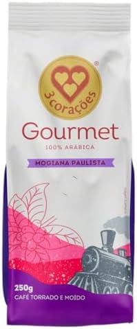 3 Corações Café Torrado e Moído Gourmet Mogiana Paulista, 250G