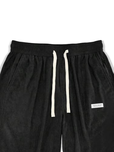 Image of ZAFUL Men's Corduroy Straight Leg Loose Fit Casual Pants