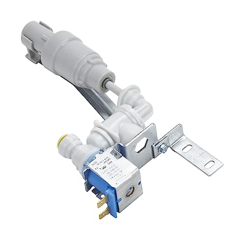 Image of Whirlpool W10897719 Water Inlet Valve, White and Blue