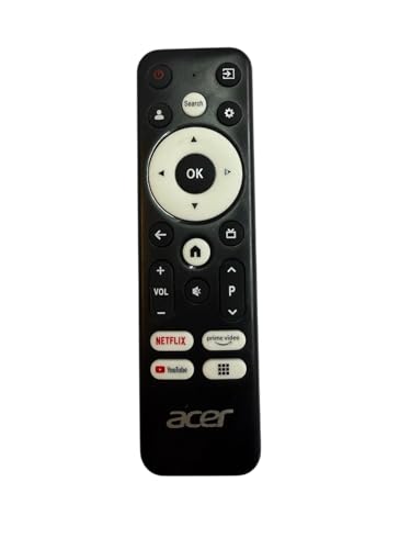 Image of Remote Compatible with ACER Smart LED /UHD 4K TV Remote Control Without Voice Command YouTube Netflix Hot Keys (Please Match The Image with Your Old R emote)