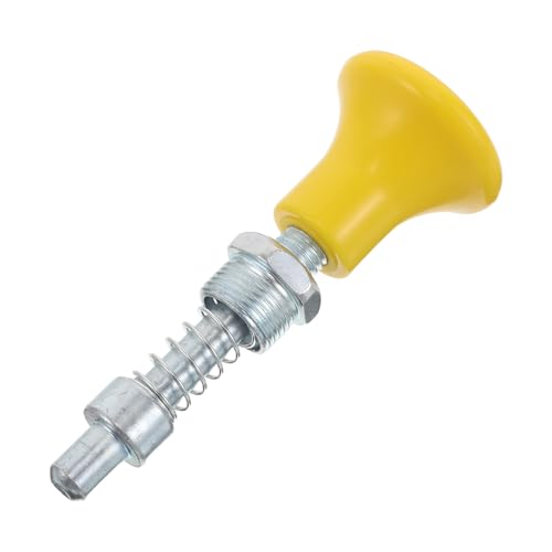 ULDIGI Pasador de Tracción Perilla de Resorte para Equipo de Ejercicio, Cabezal Plástico Amarillo, Adecuado para Aparatos de Fitness y Bicicletas Estáticas