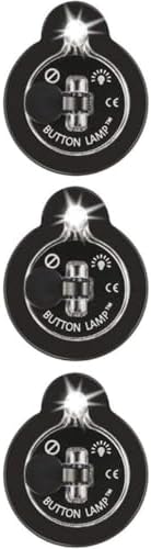Panther Vision Button LAMP Adhesive LEDs Light Package - Lightweight, Ultra Small, Ultra Bright LED Utility Lights