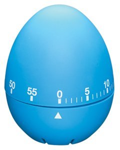 Kitchen Craft Colourworks Timer - Mechanical - Egg - Blue