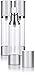 Airless Spray Bottle Silver Matte - 1.7 oz (3 Pack)