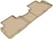 3D MAXpider Custom Fit Kagu Floor Mat (TAN) for 2020-2022 Hyundai Palisade - 2ND Row